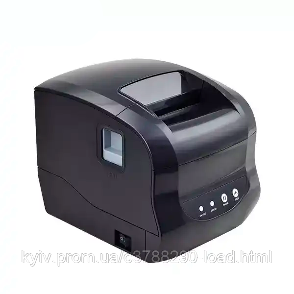 Принтер етикеток Xprinter XP-365B (USB, Bluetooth) бездротовий портативний для друку чеків