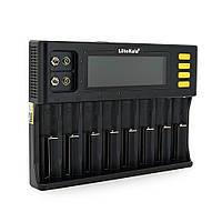 ЗУ універсальне Liitokala Lii-S8, АЗУ+СЗУ, 8 каналів, LCD дисплей, підтримує Li-ion, Ni-MH та Ni-Cd AA (R6),