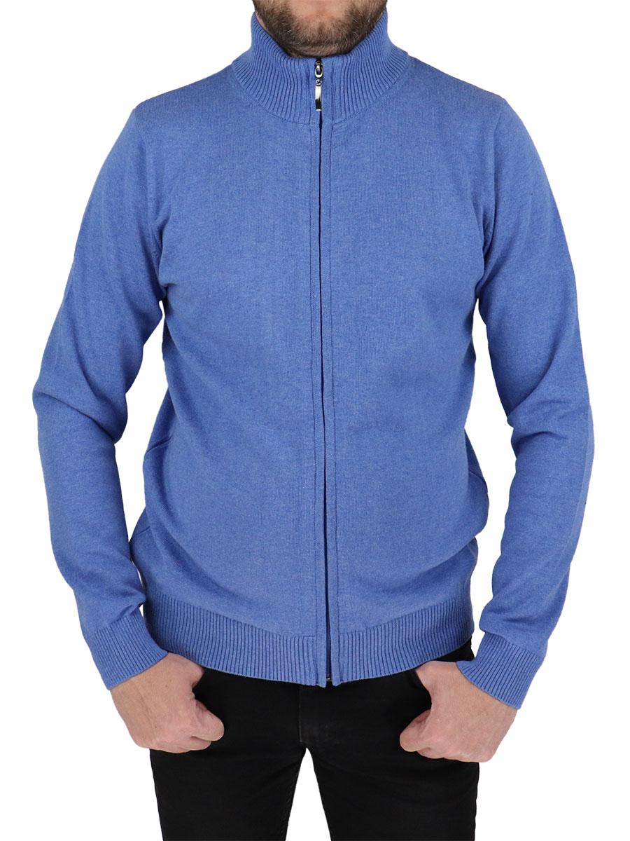 Кофта чоловіча на змійці Jack Tornado 105-008 Indigo