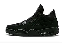 Мужские кроссовки Nike Air Jordan 4 Retro Black Cat кросівки чоловічі Nike