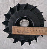 Генератор 2,2-3 квт Крильчатка, Вентилятор охолодження якоря посадка ○25,5 мм двигун 168/170f бензин, фото 3