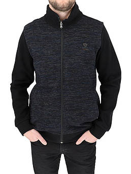 Чорна чоловіча кофта на блискавці Fabiani 24585 Black