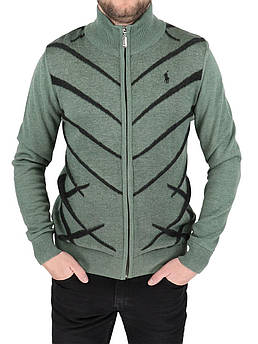 Демісезонна чоловіча кофта Polo 2022 haki