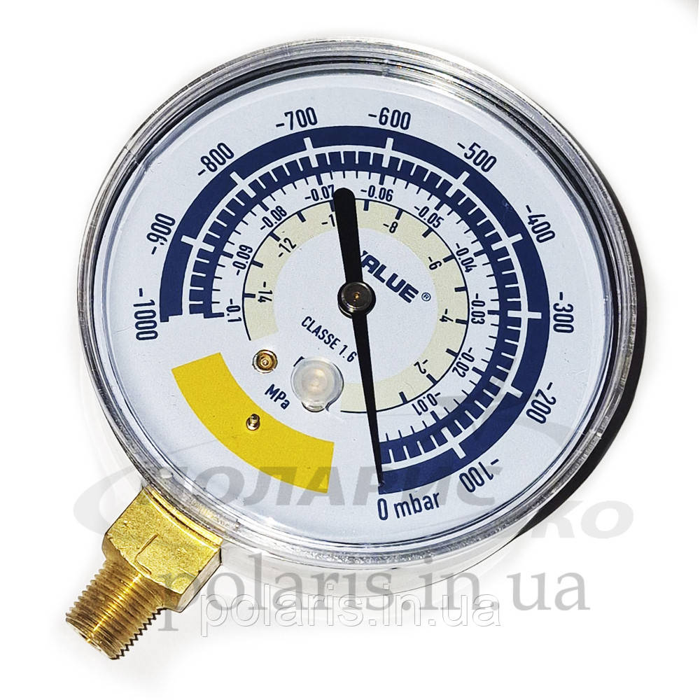 Мановакууметр (вакуумний манометр) Value / діам. 80мм: продаж, ціна у ...