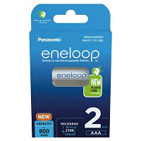 Аккумулятор Panasonic Eneloop AAA 800mAh NI-MH * 2 (BK-4MCDE/2BE) ASN