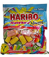 Жевательный мармелад кислый , Желейки Haribo Rainbow Sauer 160г, Германия