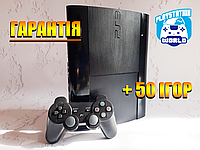 PlayStation 3 Super Slim 500 gb + 50 Ігор, Один джойстик
