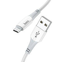 Кабель для зарядки и передачи данных hoco. X70 Ferry USB на Micro USB ABS TPE 2.4A 1.0 м 3.28 TS, код: 7812018