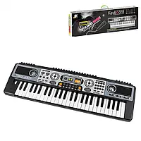 Детское пианино, синтезатор Electronic Keyboard с микрофоном и LED дисплей на 49 клавиш