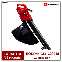 Пылесос садовый электрический 3000 Вт Einhell GC-EL 3024 E Всасывание Выдув Мешок 40 л