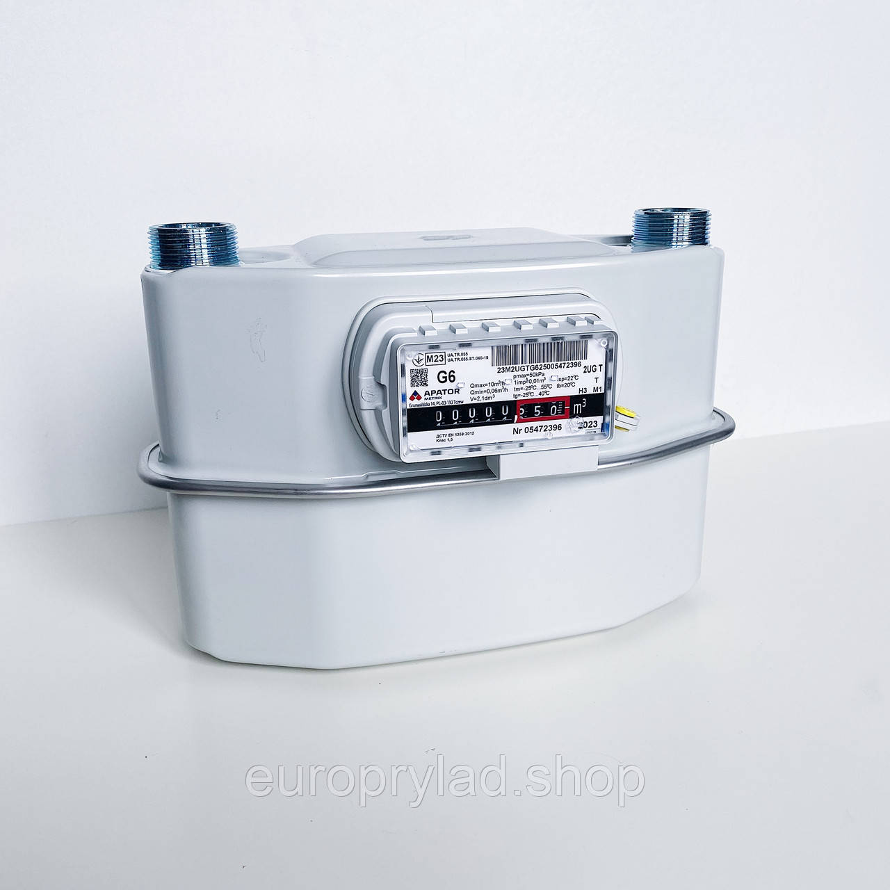 Лічильник газу мембранний Metrix 2UG Т G6 з термокомпенсатором без КМЧ 1¼' (Ду 32мм), фото 1