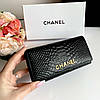 Гаманець Шанель шкіряний в коробці, фото 7