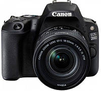 Апарати цифрові CANON EOS 200D kit 18-55 IS STM Black (3454C007AA) (код 722171)