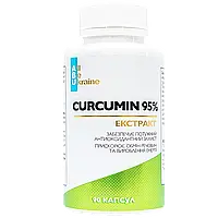 Curcumin 95% экстракт куркумы с маточным молочком и черным перцем ABU, 90 капсул