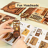 Бук Нук Sailing Memory Book Nook DIY Інтерьерний конструктор BK02, фото 8