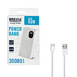 Універсальна мобільна батарея Brevia 30000mAh 65W Li-Pol, LCD (45365), фото 8