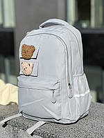 Рюкзак школьный Рюкзак для ноутбука Рюкзак для девочек Рюкзак с мишкой 26л