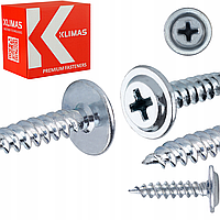 Саморіз з пресшайбою Wkret-met Klimas WPC 4,2x13 мм по металу гострий без бура упаковка 1000 штук