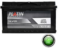 Акумулятор PLATIN SILVER 90Ah 850A R+ (h=175)