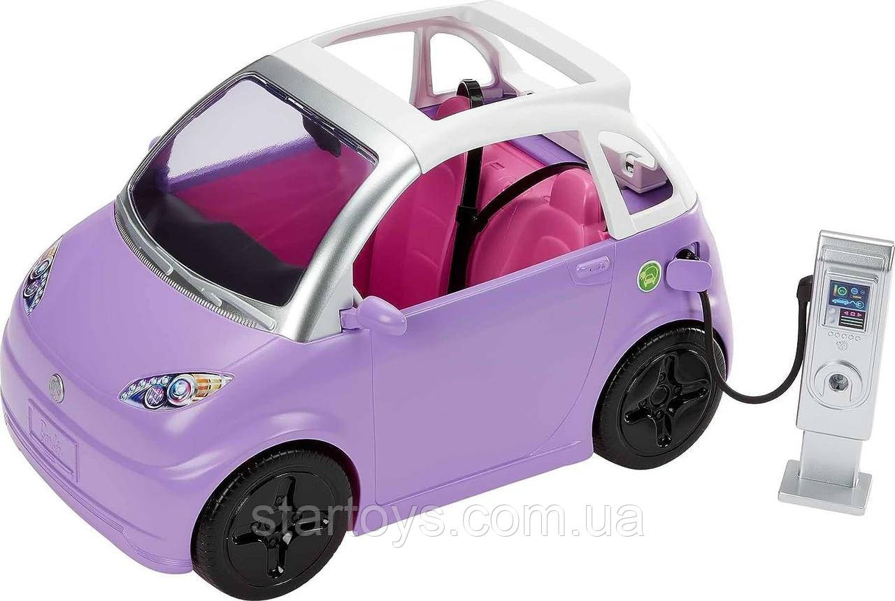 Ігровий набір "Електромобіль Барбі із зарядною станцією" Barbie Toy Car "Electric Vehicle" HJV36, фото 1