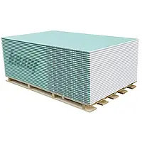 Гипсокартон влагостойкий Knauf 12,5x1200x2500мм