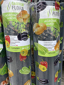 Агроволокно Garden Flora Чорне 60 г/м2 3.20м 100 м. Польща.