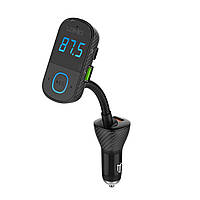 Адаптер автомобильный Ldnio with Bluetooth FM C705Q |2USB/1Type-C/AUX, PD/QC4.0, 43W/5A|