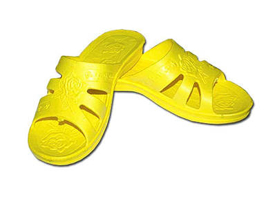 Капці пляжні жіночі літні (6 пар) арт. SV-007 жовті (36-41р.) ТМ CROSS FG