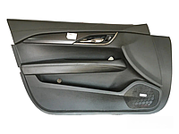 Обшивка двери (карточка) передняя левая Cadillac ATS 13- чёрная 84318300