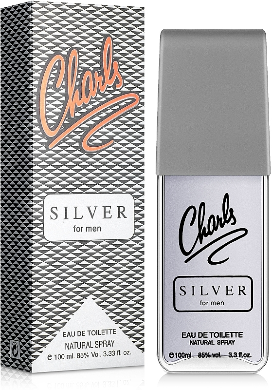 Туалетна вода Sterling Parfums Charls Silver For Men для чоловіків — edt 100 ml