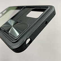 Чохол для Xiaomi Redmi 9A прозорий чохол зі шторкою для камери на сяомі редмі 9а чорний t5v, фото 6