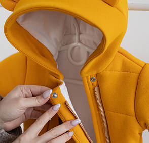 Дитячий демісезонний комбінезон для новонародженого на дві блискавки Mario 62 68 74 см, фото 3