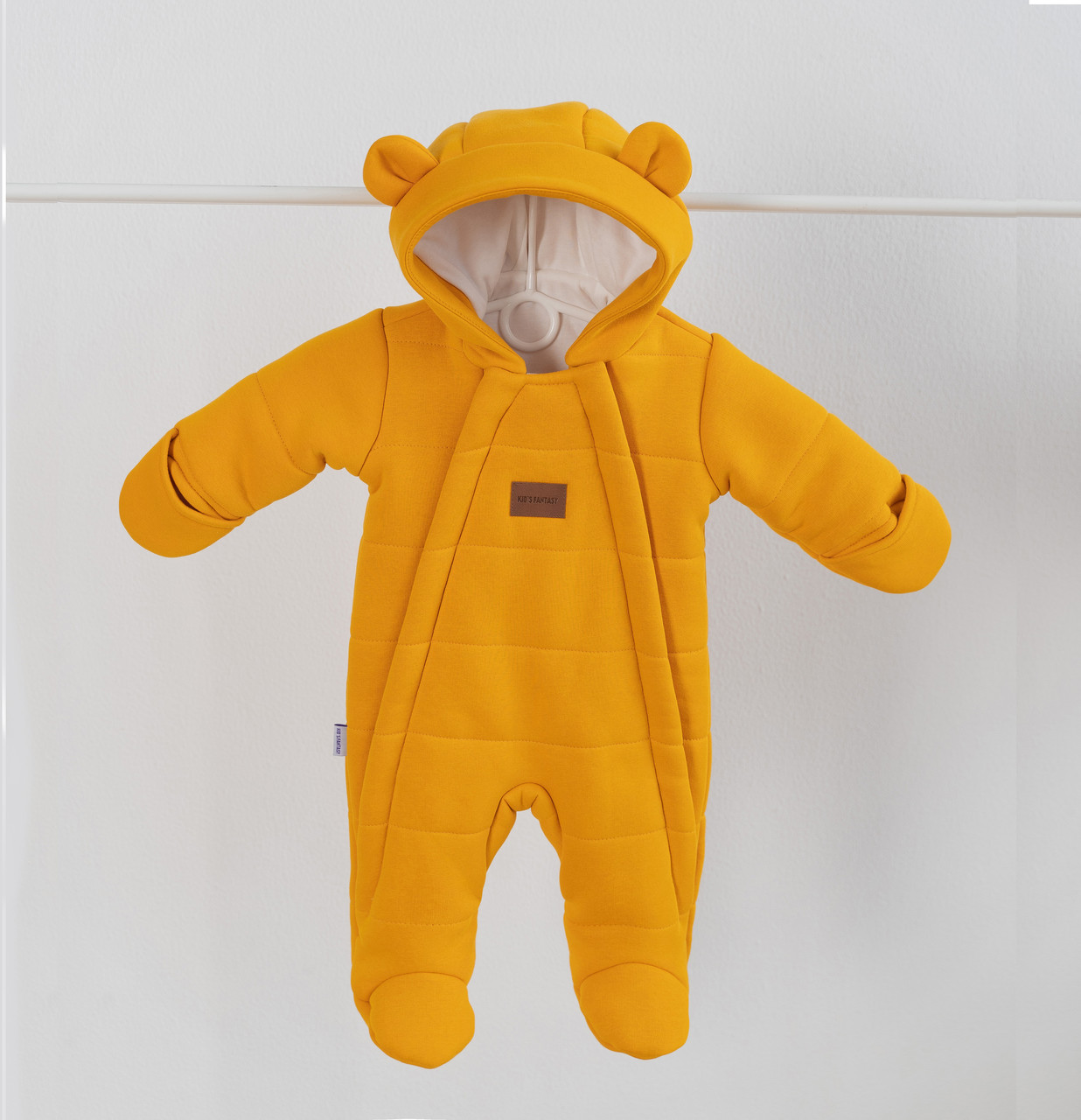 Дитячий демісезонний комбінезон для новонародженого на дві блискавки Mario  62 68 74 см