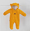 Дитячий демісезонний комбінезон для новонародженого на дві блискавки Mario 62 68 74 см, фото 8