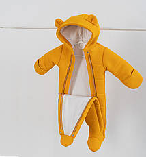 Дитячий демісезонний комбінезон для новонародженого на дві блискавки Mario  62 68 74 см, фото 4