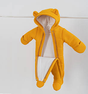 Дитячий демісезонний комбінезон для новонародженого на дві блискавки Mario 62 68 74 см, фото 2