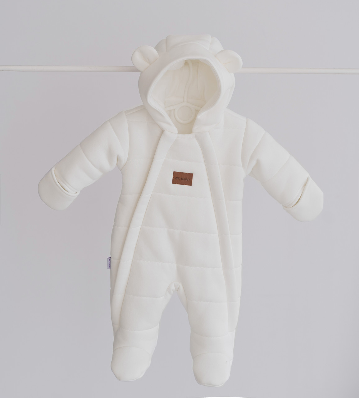 Дитячий демісезонний комбінезон для новонародженого на дві блискавки Mario  62 68 74 см