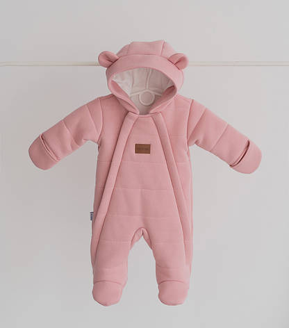 Дитячий демісезонний комбінезон для новонародженого на дві блискавки Mario 62 68 74 см, фото 1