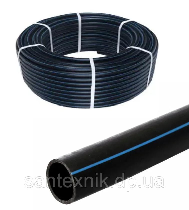 Поліетиленова ПНД труба 20 мм 1.8 мм MIXPLAST (питна) 10 атмосфер