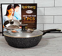 Сковорода универсальная 28 см с мраморным покрытием Rainberg RB-765 сковородка