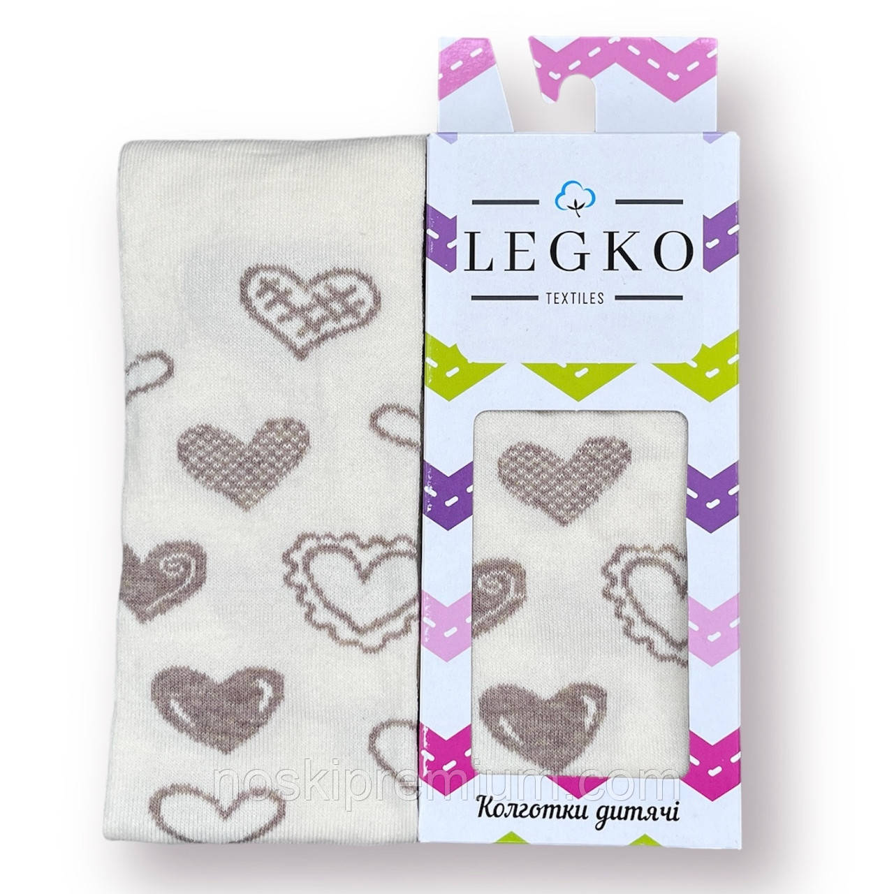 Колготки дитячі демісезонні бавовна LEGKO, 18 розмір, 116-122 см, 4-6 років, 19540, фото 1