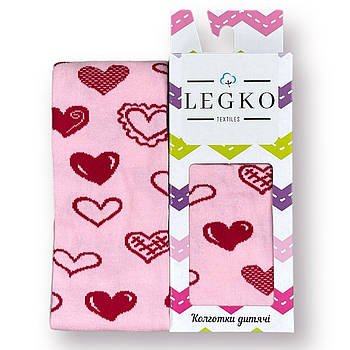 Колготки дитячі демісезонні бавовна LEGKO, 18 розмір, 116-122 см, 4-6 років, 19544