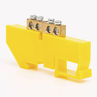 Шина нульова CD 6X9/4 для кріплення на DIN-рейку