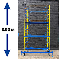 Вишка тура ВСП 1.2 х 2.0 (м) комплект 2+1 висота 4 м, риштовка на колесах