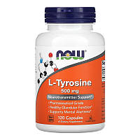 Тирозин NOW L-Tyrosine 500 mg (120 капс)