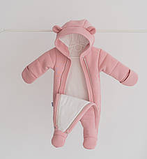 Дитячий демісезонний комбінезон для новонародженого на дві блискавки Mario 62 68 74 см, фото 2