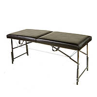 Кушетка косметологическая регулируемая 180х60см, Кушетка для массажа переносная, Складной массажный стол