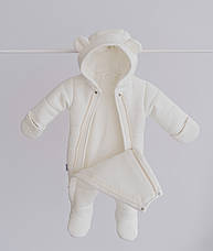 Дитячий демісезонний комбінезон для новонародженого на дві блискавки Mario 62 68 74 см, фото 2