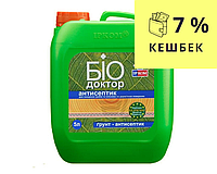 Грунтовка антисептическая ІРКОМ БІОДОКТОР ІР-011 для древесины 5л