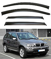 Вітровики BMW X5 (E53) 2000-2007 (скотч) VIP Китай
